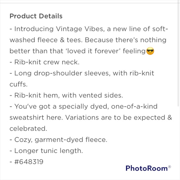 Old Navy Tunic Sweatshirt - Picture 3 of 3